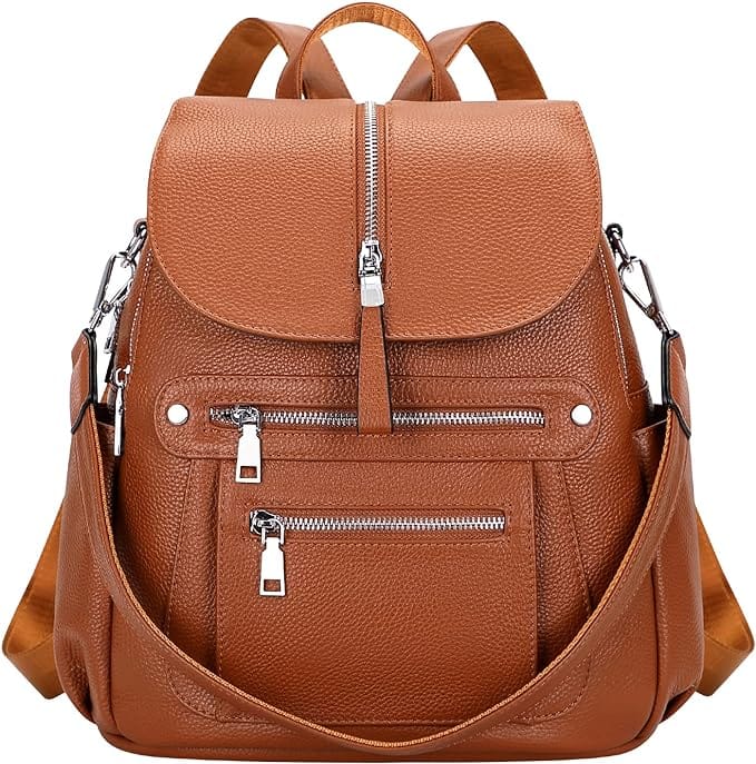 ALTOSY Leather Backpack Purse for Women
