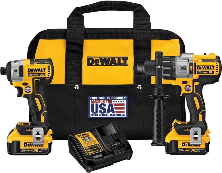 DEWALT 20V MAX Hammer Drill and Impact Driver