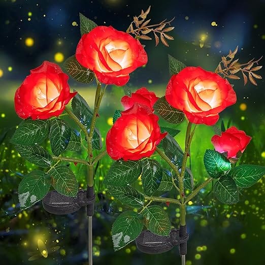 Hopolon Outdoor Solar Flower Lights