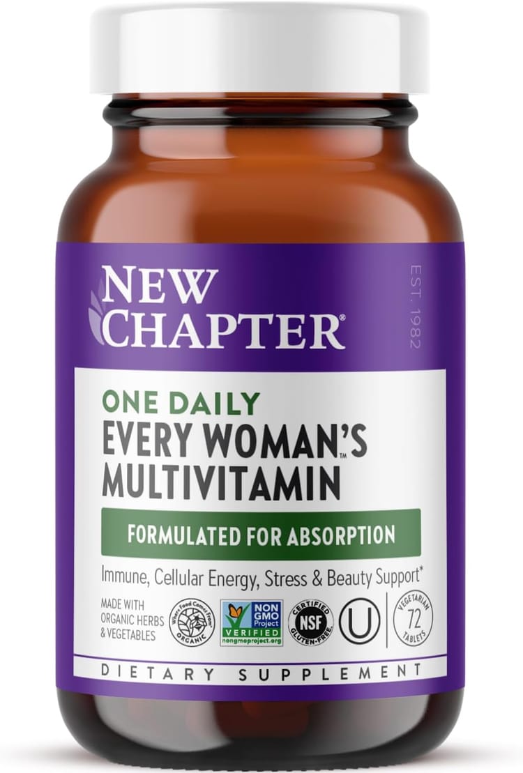 New Chapter Women's Multivitamin for Immune, Beauty + Energy