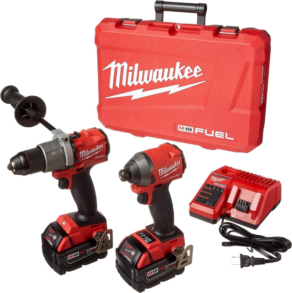 Milwaukee Electric Hammer Drill/Impact Driver Kit
